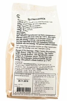 Mix voor Brownie 500 gr