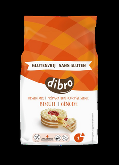 Biscuit mix Dibro (Glutenvrij) 400gr 