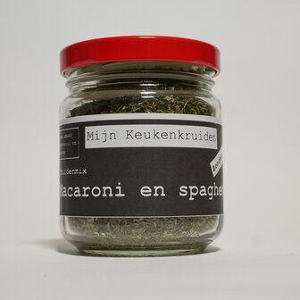 Kruidenmix voor spaghetti en macaroni { zonder zout&nbsp;&nbsp;Mijn keukenkruiden