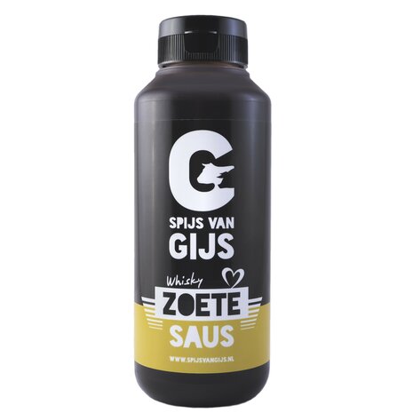 Zoete (whiskey)saus 775 ml Spijs van Gijs  