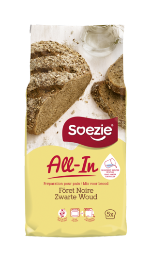 Zwart woudbrood All in 2.5 kg Soezie
