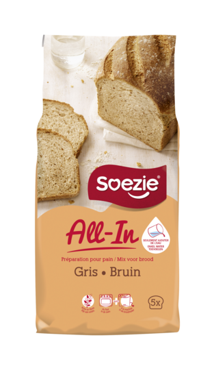 Bruin brood All in 2.5 kg Soezie