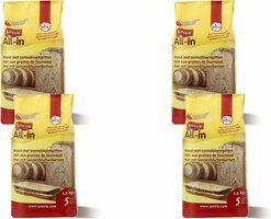 4x Brood met zonnebloempitten All in 2.5 kg Soezie