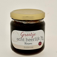 Greetje Kersen / appel / peren stroop 220 gr